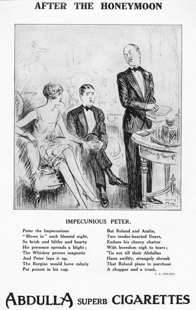 ハネムーンの後-Impecunious Peter、1927 作： Unbekannt