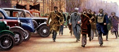 空襲予防策、タバコカード、イギリス、1938 作： Unbekannt