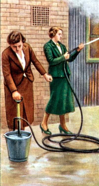 空襲予防策、タバコカード、イギリス、1938 作： Unbekannt