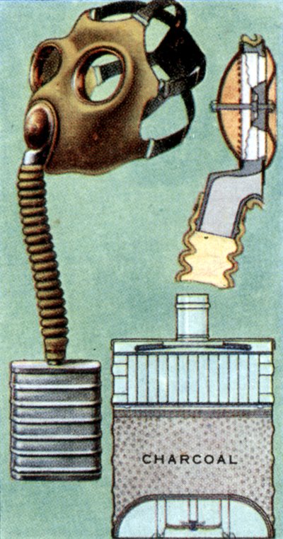 空襲予防策、タバコカード、イギリス、1938 作： Unbekannt