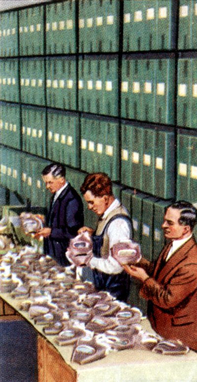 空襲予防策、タバコカード、イギリス、1938 作： Unbekannt