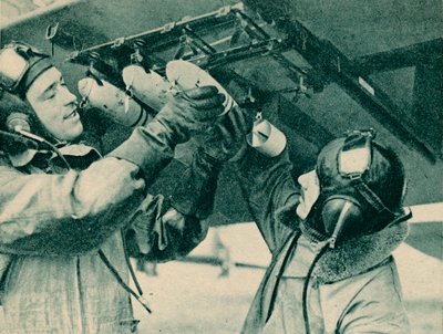 爆撃訓練を受けた航空監視員、1940年 作： Unbekannt