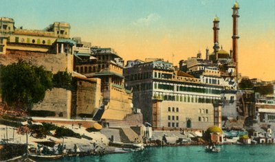 アラムギルモスクとガート、ベナレス、c1910。 作： Unbekannt