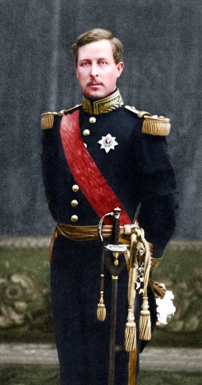 1909年のベルギー国王アルベルト1世1875-1934、軍服 作： Unbekannt