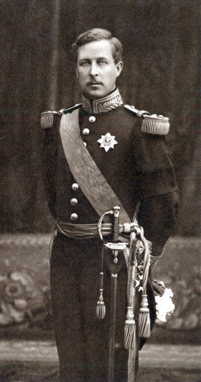 1909年のベルギー国王アルベルト1世1875-1934、軍服 作： Unbekannt
