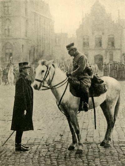 ベルギーのアルバート1世、第一次世界大戦、1914年、1920年。 作： Unbekannt