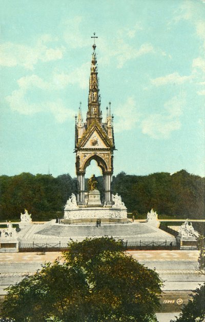 アルバートメモリアル、ロンドン、c1910。 作： Unbekannt