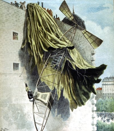 アルベルトサントスデュモン1873-1932ブラジルの航空飛行士、ドイツ賞への挑戦に失敗 作： Unbekannt