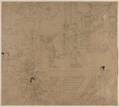道教と仏教のテーマのアルバム: Kings of Hells: Leaf 32, 1200s. 作： Unbekannt