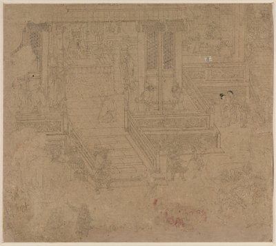 道教と仏教のテーマのアルバム: Kings of Hells: Leaf 37, 1200s. 作： Unbekannt