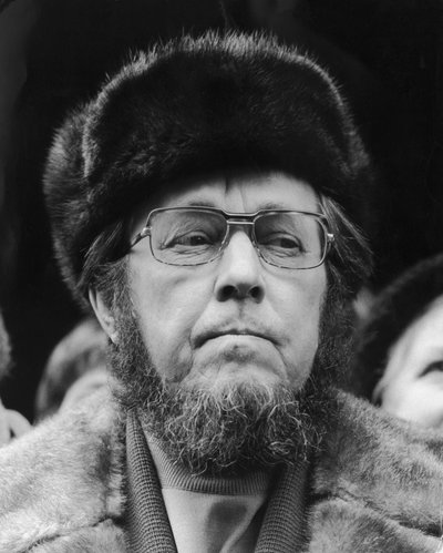 Alexander Isayevich Solzhenitsyn、ロシア人作家、1974年 作： Unbekannt