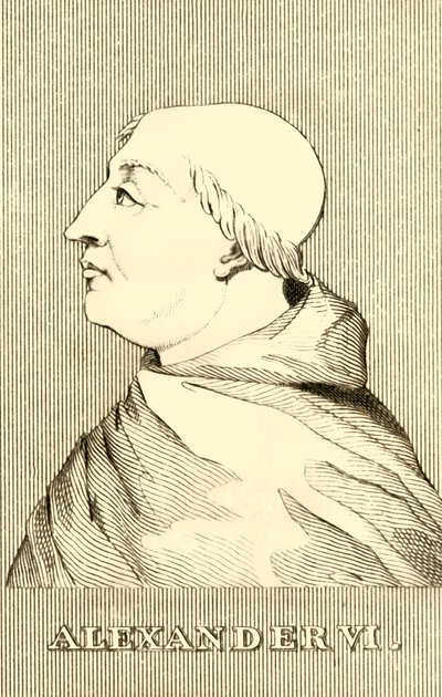 Alexander VI、1431-1503、1830。 作： Unbekannt