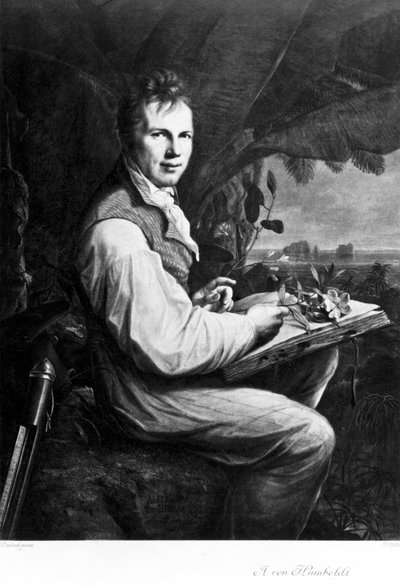 アレクサンダー・フォン・フンボルト（ドイツの博物学者、探検家）1806年頃 作： Unbekannt