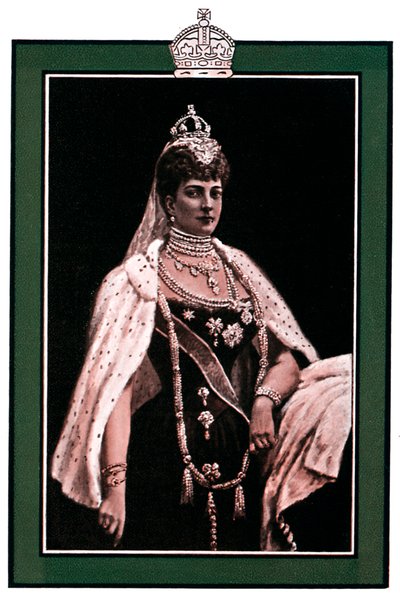 デンマークのアレクサンドラ1844-1925、女王の配偶者からエドワード7世王、1902-1903 作： Unbekannt