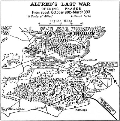 アルフレッド最後の戦争-開幕戦。 892年10月頃から1935年3月893年まで。 作： Unbekannt