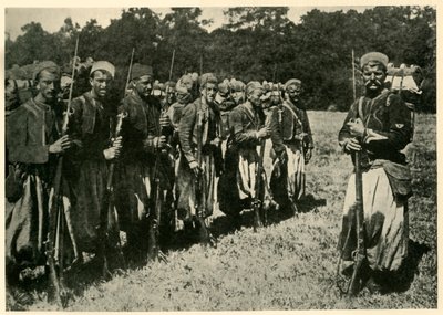 Turcos、第一次世界大戦、1915、c1920として知られているアルジェリアのティラリア。 作： Unbekannt