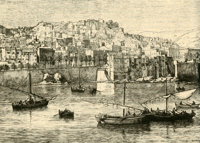 海からのアルジェ、1890年。 作： Unbekannt