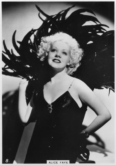 アリスフェイ、アメリカの女優兼歌手、c1938 作： Unbekannt