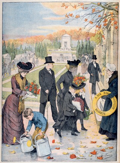 オールセインツデー、1902年。 作： Unbekannt