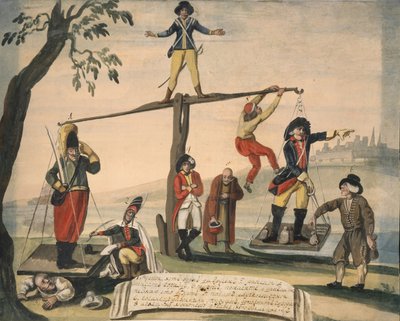 1791年、1791年のヨーロッパの寓話 作： Unbekannt