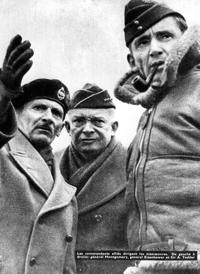 1944年のフランスの連合軍司令官 作： Unbekannt