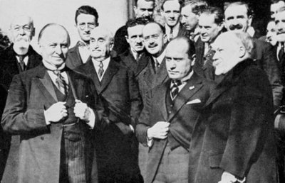 1922年のローザンヌ会議における連合国代表 作： Unbekannt