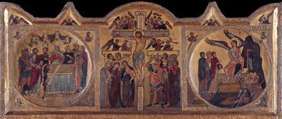 ゾーストのはりつけの祭壇画、1240年頃 作： Unbekannt
