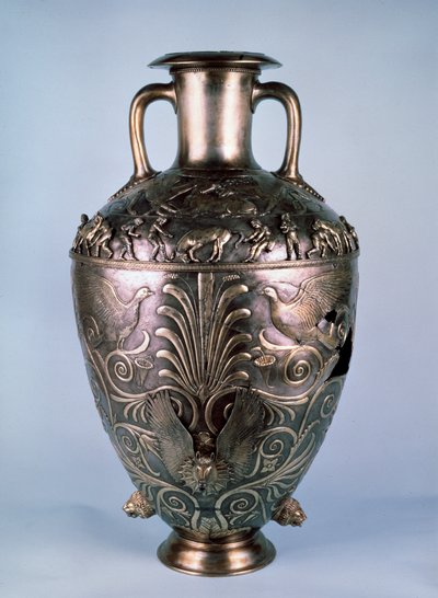 紀元前4世紀前半のレリーフシーンのあるアンフォラ 作： Unbekannt