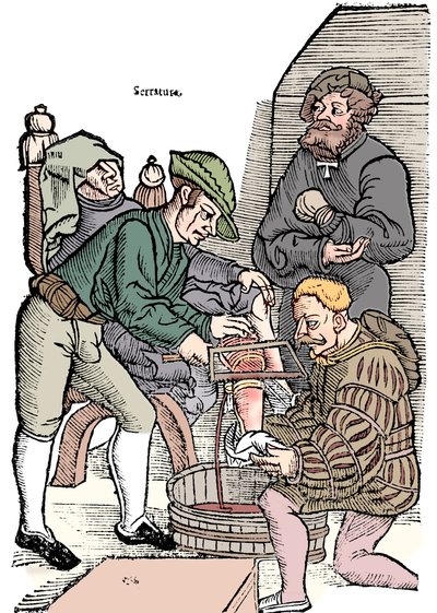 麻酔なしの脚の切断、1593 作： Unbekannt