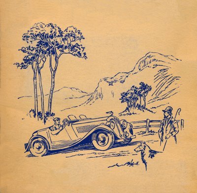 自動車のアルバムの表紙、c1936 作： Unbekannt
