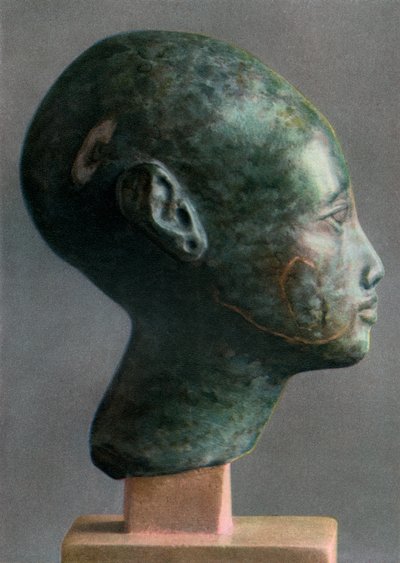 古代エジプトの王女、c1370 BC 1936 作： Unbekannt