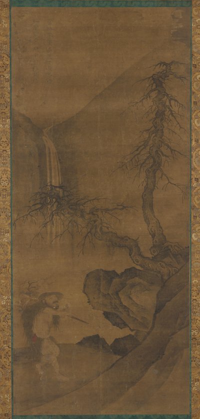 薬草採集者、明王朝、1368～1644年。 作： Unbekannt