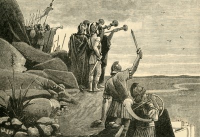 1890年、ユーグルテン戦争での事件。 作： Unbekannt