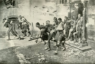 1919年、モンスからの隠れ家での事件。 作： Unbekannt