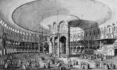 Ranelagh Gardens、1899年のロタンダの内部ビュー 作： Unbekannt