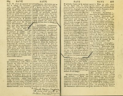 アントワーヌ・ソーグランの叔父であるクロード・マリン・ソーグランのアカウント、1735年2月15日 作： Unbekannt