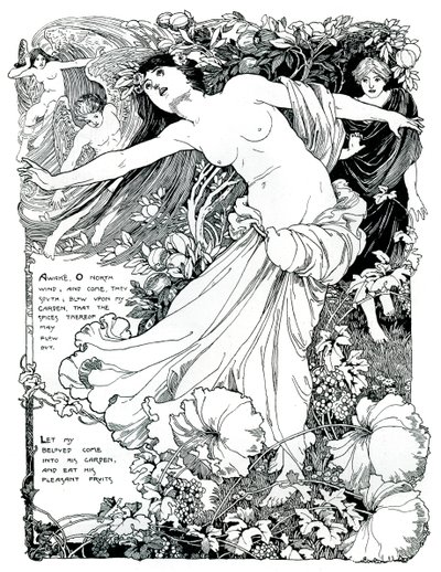 ソロモンの歌のイラスト、1899年 作： Unbekannt