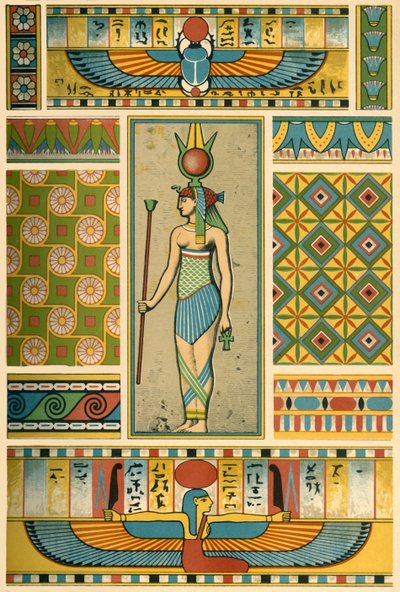 古代エジプトの装飾、1898 年。 作： Unbekannt