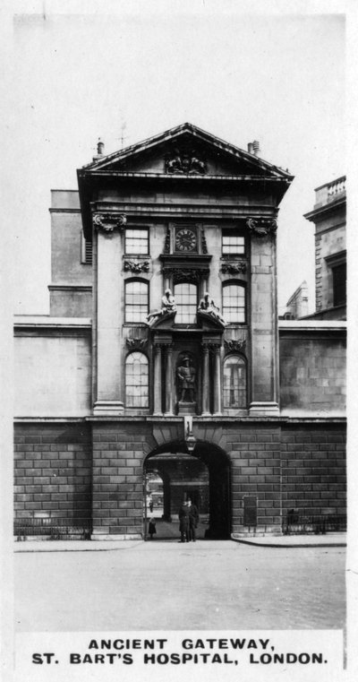 エンシェントゲートウェイ、セントバーツ病院、ロンドン、c1920s 作： Unbekannt