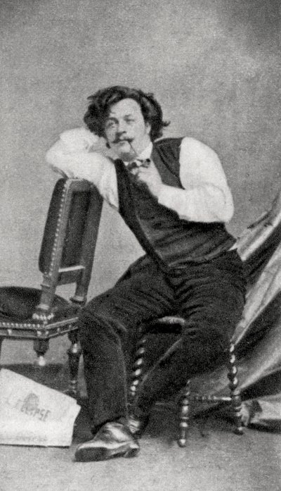 アンドレ・ギル、フランスの風刺画家、1868 作： Unbekannt