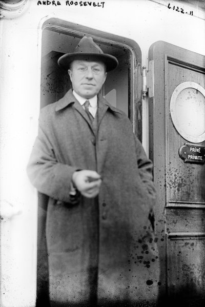 アンドレ・ルーズベルト（1879-1962）（モノクロ写真 作： Unbekannt
