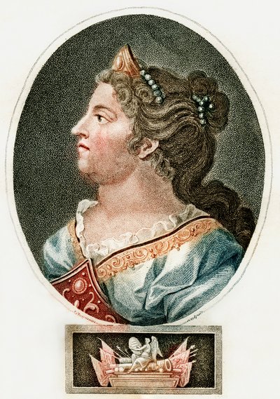 アン、イギリスの女王、c1796 作： Unbekannt