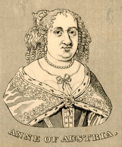 オーストリアのアン、1601年-1666年、1830年。 作： Unbekannt