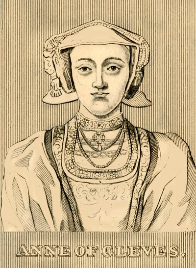 アン・オブ・クリーブス、1515-1557、1830。 作： Unbekannt