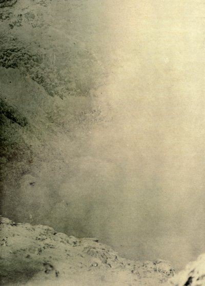 エレバスのクレーターの別の眺め、1908年、1909年。 作： Unbekannt