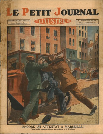 マルセイユでの別の攻撃！、1929年。 作： Unbekannt