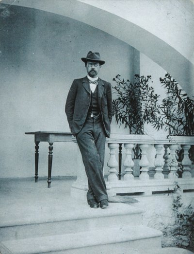 ヤルタのアントン・チェーホフ、1899〜1900年 作： Unbekannt