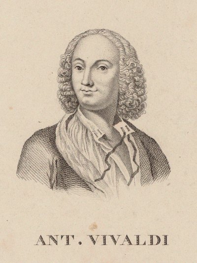 アントニオ・ヴィヴァルディ 1678-1741。 作： Unbekannt