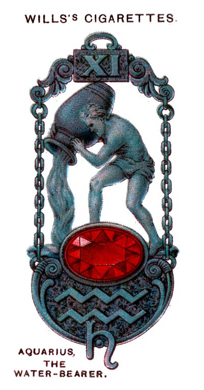 水瓶座、水を運ぶ人、1923 作： Unbekannt
