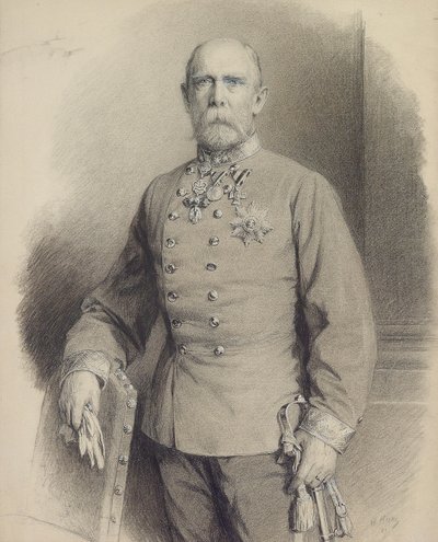 オーストリア1833-1896、1889年の大公カールルートヴィヒ 作： Unbekannt